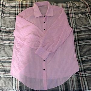 Women’s Pink Button-Up Shirt